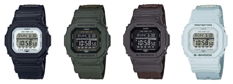 G-SHOCK ANNOUNCES EXPANSION OF POPULAR G-LIDE SERIES WITH INTRODUCTION OF CLOTH BAND