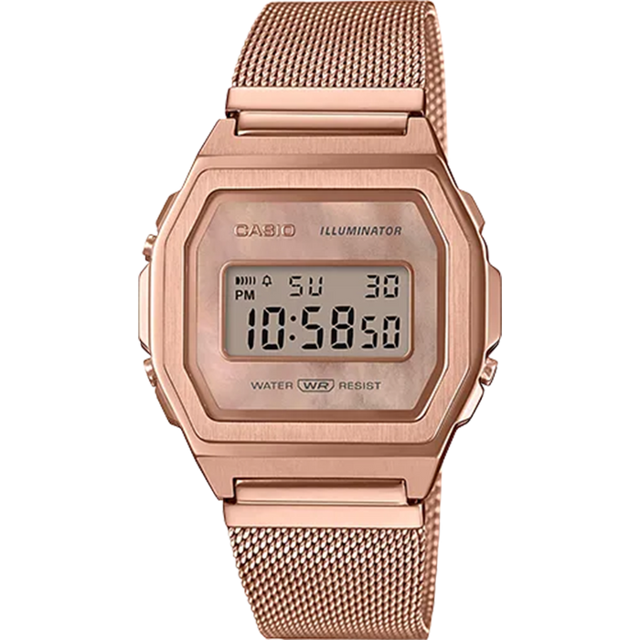 Casio mesh watch best sale