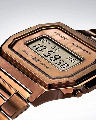 Casio illuminator rose gold best sale