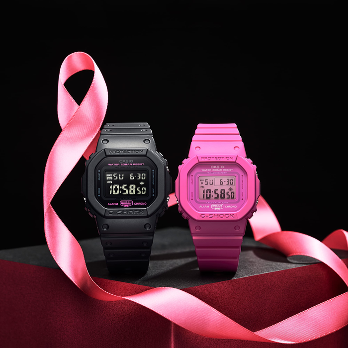 Pink g shock mens sale