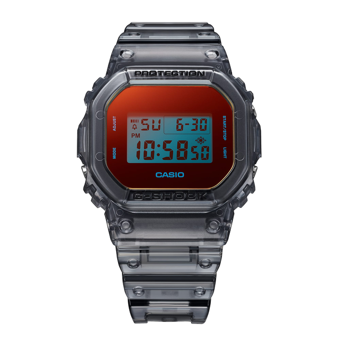 G shock dw5600 black red best sale