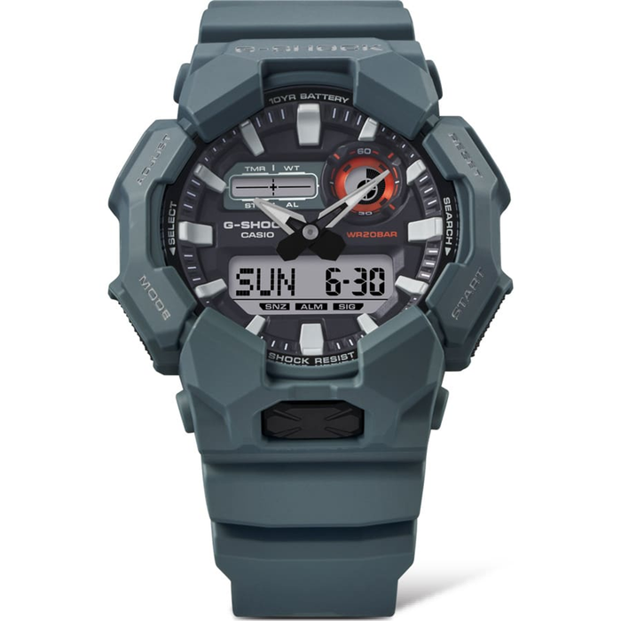 G Shock Analog Digital Black Resin Band Watch