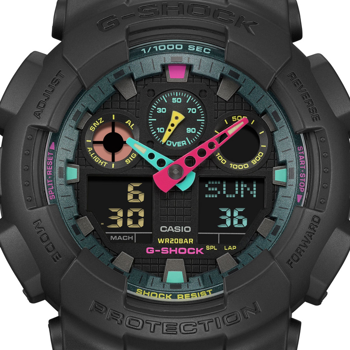 G Shock Analog Digital GA 100 Series Quartz Men s Watch GA100MF 1A