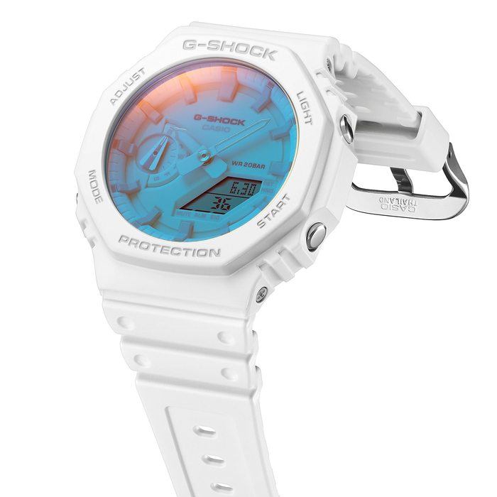 G Shock GA 2100TL 7AER Beach Time lapse Multifunction Wristwatch