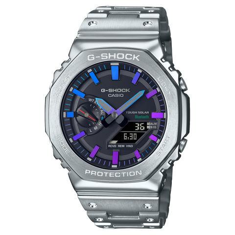 Casio g shock black stainless steel best sale