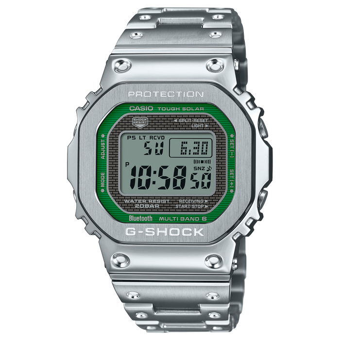 G shock with metal band best sale