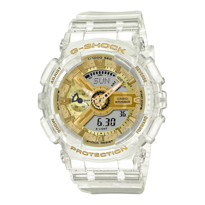 G-SHOCK GMAS110SG-7A Transparent Gold Women's Watch