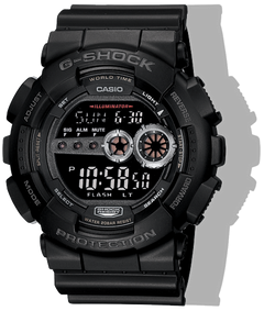 gshock GD100-1B mens digital watch