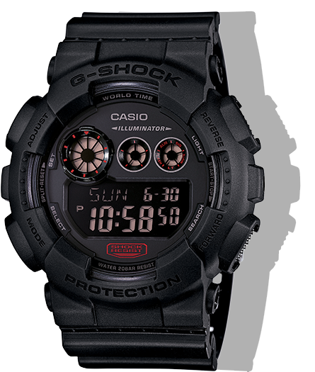 gshock GD120MB-1 xlarge mens digital watch