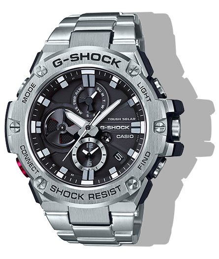 gshock GSTB100D-1A gsteel mens bluetooth watch