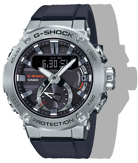 gshock GSTB200-1A gsteel mens carboncore watch
